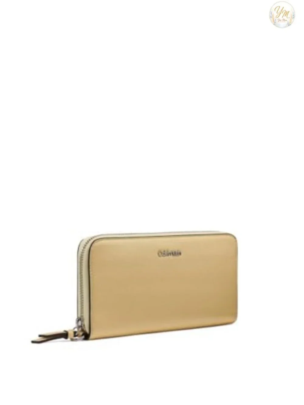 Faux Leather Zip Around Wallet with Wristlet, RFID Protected